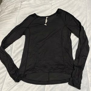 Black Lululemon long sleeve